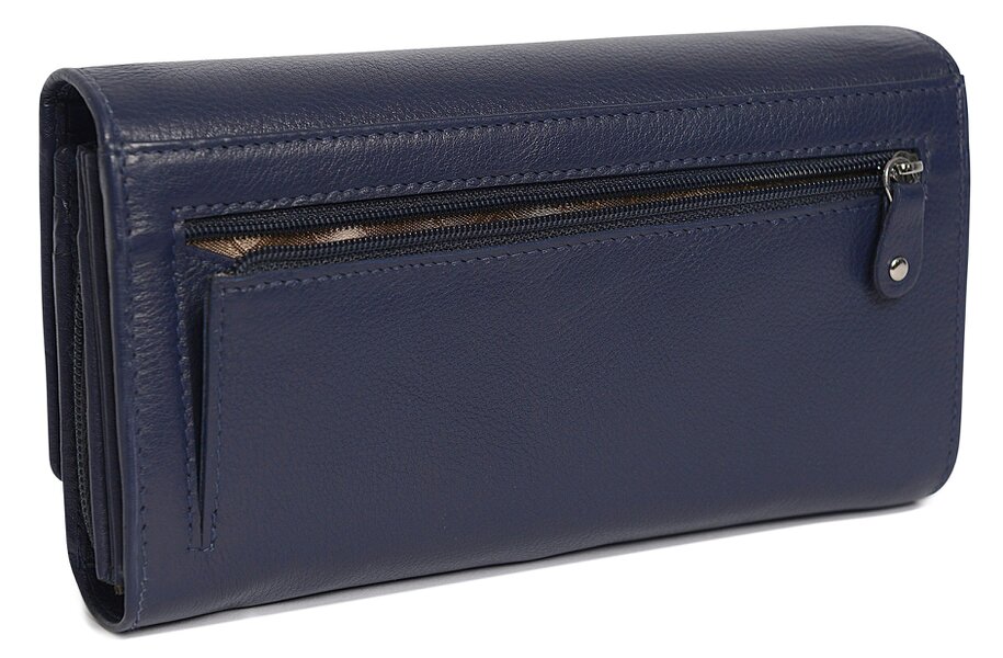 SADDLER Large Leather Multi-Section Purse "Grace" – Handmade by Saddler | RFID Protected & Gift Boxed