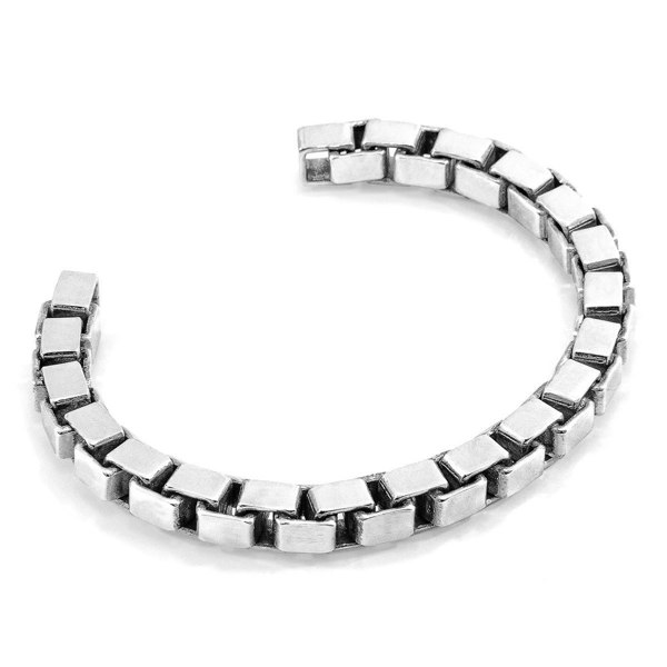 Anchor & Crew Lateen Sail Silver Chain Bangle