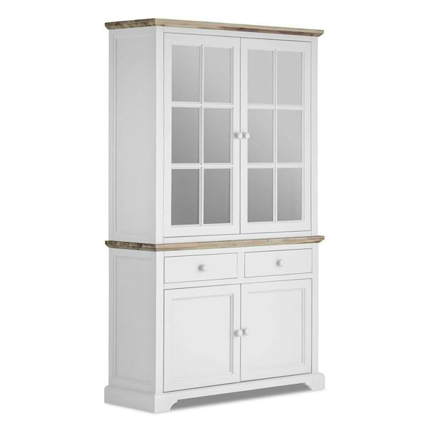 Statement Furniture Florence Glass Door Display Cabinet Large Dresser Assembled