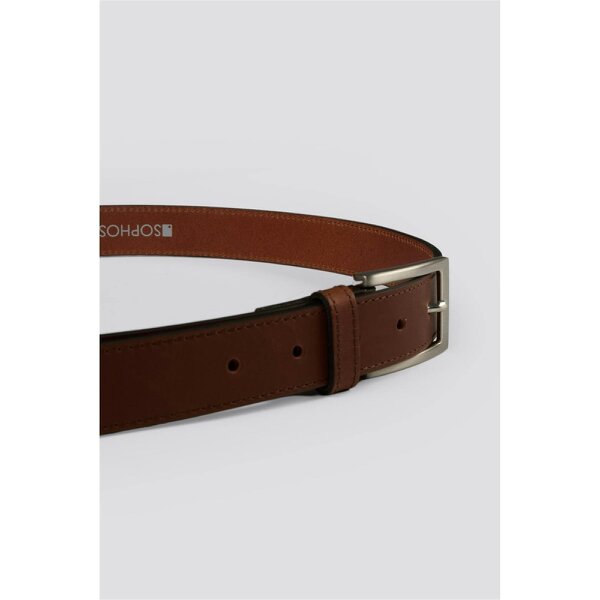 Limehaus Holt Brown Leather Belt