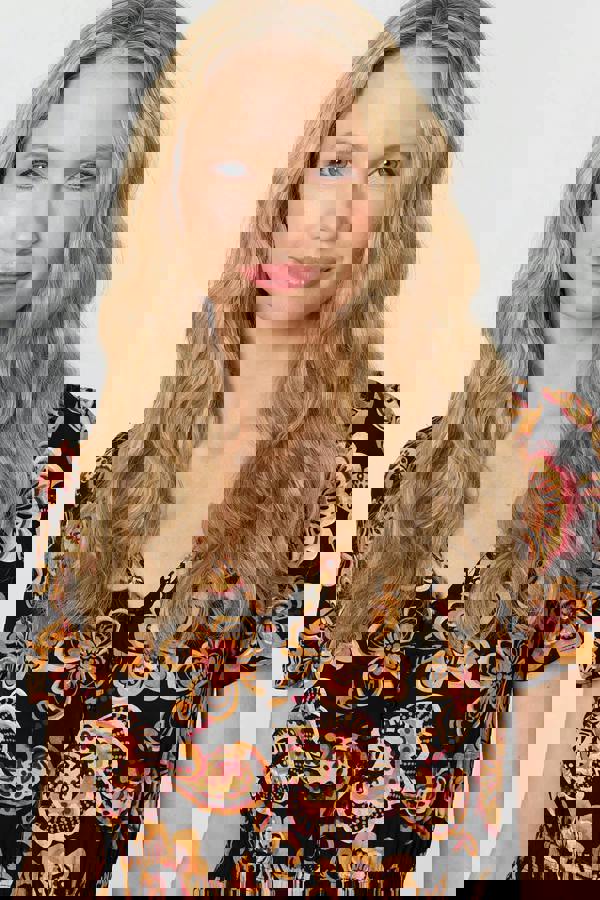 Black | Paisley Short Sleeve Maxi Dress
