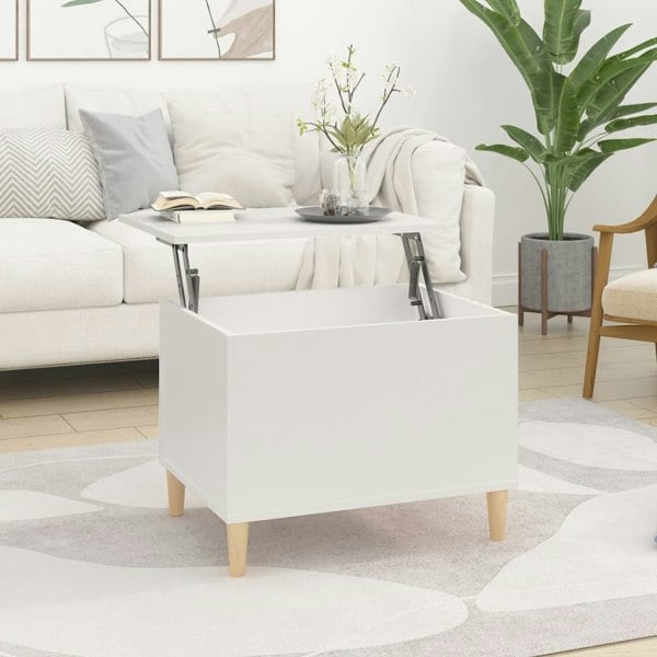Berkfield Coffee Table White 60x44.5x45 cm Engineered Wood