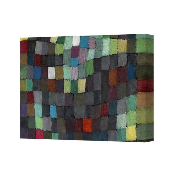 Benjamin Tate Design Abstract Colorful Patchwork Squares Canvas Wall Art 2704