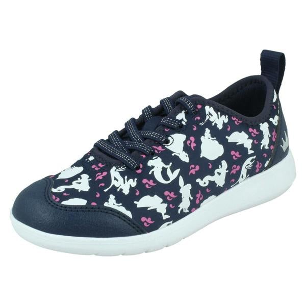 Clarks Girls Clarks Disney Princess Trainers Scape Voyage
