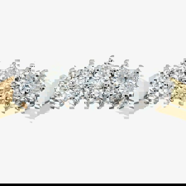 T. H. Baker 9ct Yellow Gold 0.25ct Graduating Five Stone Diamond Ring PR02707Y