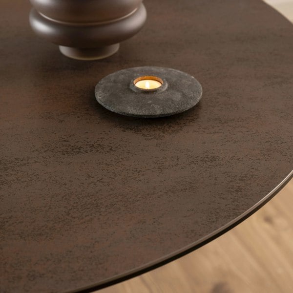 Furniture To Go Heaven Dining Table with Ceramic Rusty Brown Top