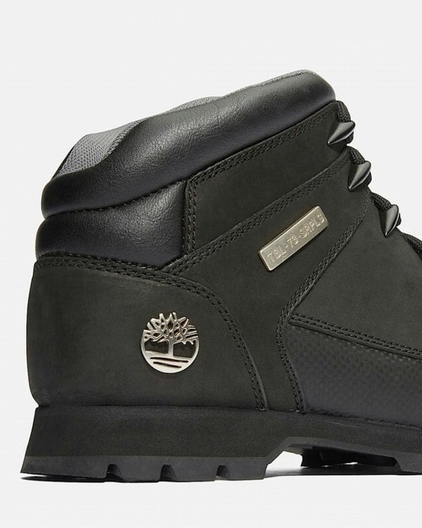 Timberland Euro Sprint Contrast Logo Mens Hiking Shoe - Black
