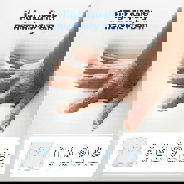 Lavio Ergonomic Memory Foam Pillow For Cervical Shoulder Orthopedic Pain Relief