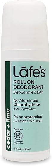 Lafe's Roll On Cedar + Lime (Fresh) 88ml