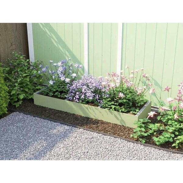 Dunster House Green Garden Bed Planter 1800mm x 600mm x 200mm