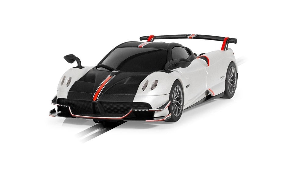 Scalextric Pagani Huayra BC Roadster Metallic Pearl White Super Resistant 1:32 Scale Scalextric C4399