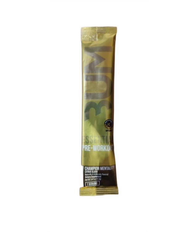 Raw Nutrition CBUM Essential Pre-Workout, Champions Mentality Citrus Slush - 13.3g (1 serving)