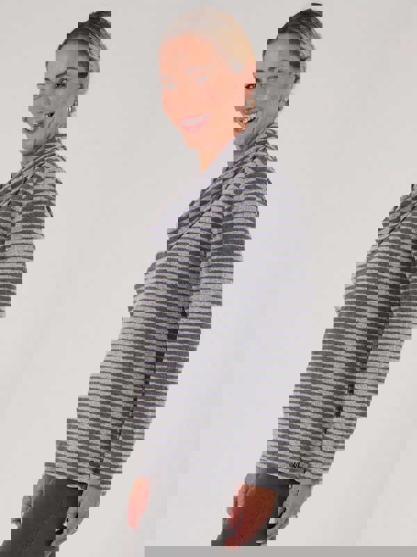 PennyPlain Supersoft Cowl Neck Top - Lilac