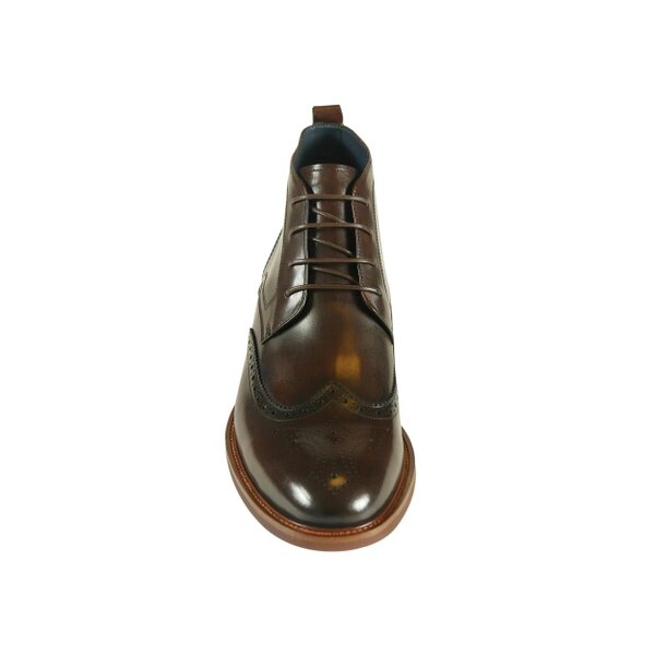 Azor Rimini Brogue Derby Boot - Brown