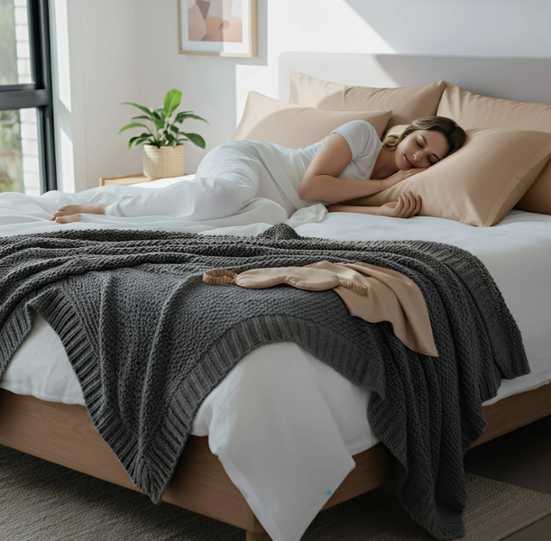 Anypillow Pillowcase 50x90cm Coffee Natural Mulberry Silk For Comfortable And Relaxing Home Bed