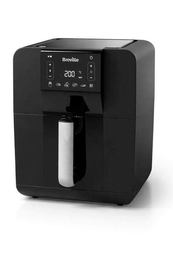 Dyzi Halo Digital 5.5L Air Fryer Oven Fry Bake Roast Grill Black