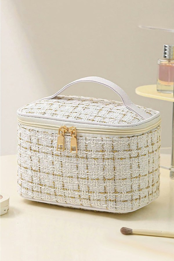 Living and Home Large Toiletry Bag Cosmetic Bag Travel Makeup Bag Organizer