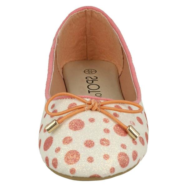 Spot On Girls Spot On Spotted Ballerinas