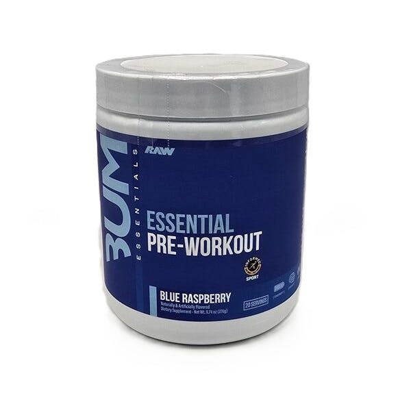 Raw Nutrition CBUM Essential Pre-Workout, Blue Raspberry - 276g