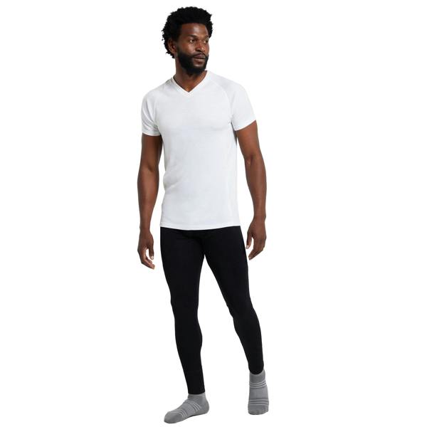 Mountain Warehouse Mens Summit Merino Wool Thermal Top - White