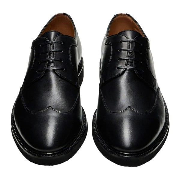 Boss Mens Jerrard Leather Derby Shoes - Black