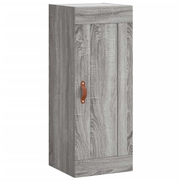 Berkfield Highboard Grey Sonoma 34.5x34x180 cm Engineered Wood