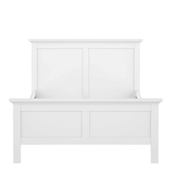 Wyld Haus Osaka Double Bed Frame 4ft6 Farmhouse White Wood