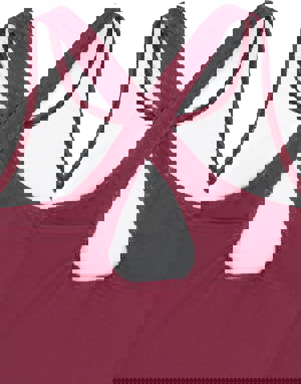 Harry Potter Girls Purple Hogwarts Crest 1 Piece Swimming Costume