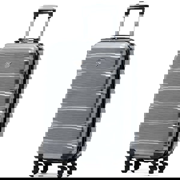 Flight Knight 55x35x20cm Cabin Carry Bag Hard Shell Suitcase 100+ Airline Approved