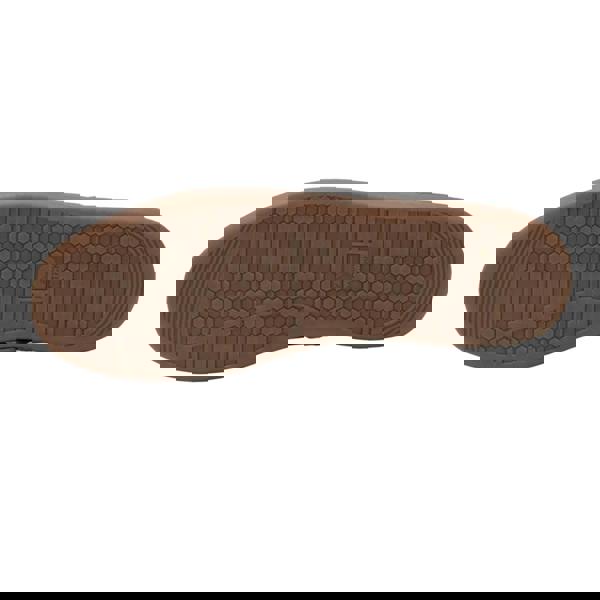 Patrick Mens Monaco Suede Cupsole Trainers - Black/White/Dark Gum - 