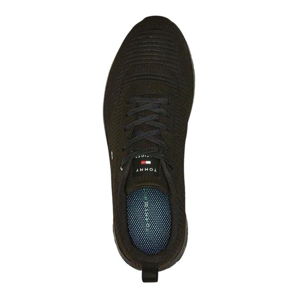 Tommy Hilfiger Mens Tevo Run Running Trainers - Black - 