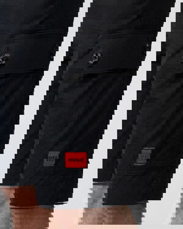 HUGO Garlio242 Mens Cargo Shorts - Black 001