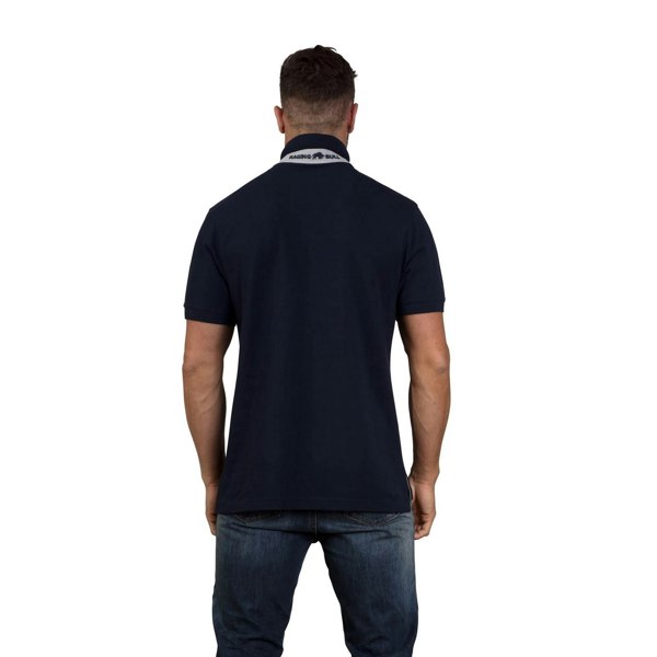 Raging Bull Mens Classic Organic Polo Shirt - Navy