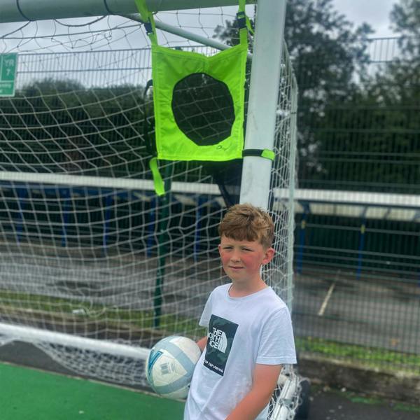 Football Soccer Target, Mesh Bag Carry Bag, Ball Carrier - Optimum