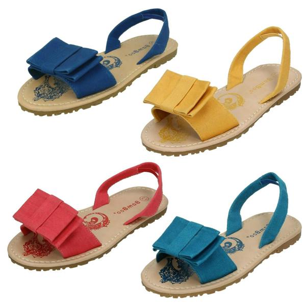 Spot On Girls Spot On Flat Mule Slingback Sandals