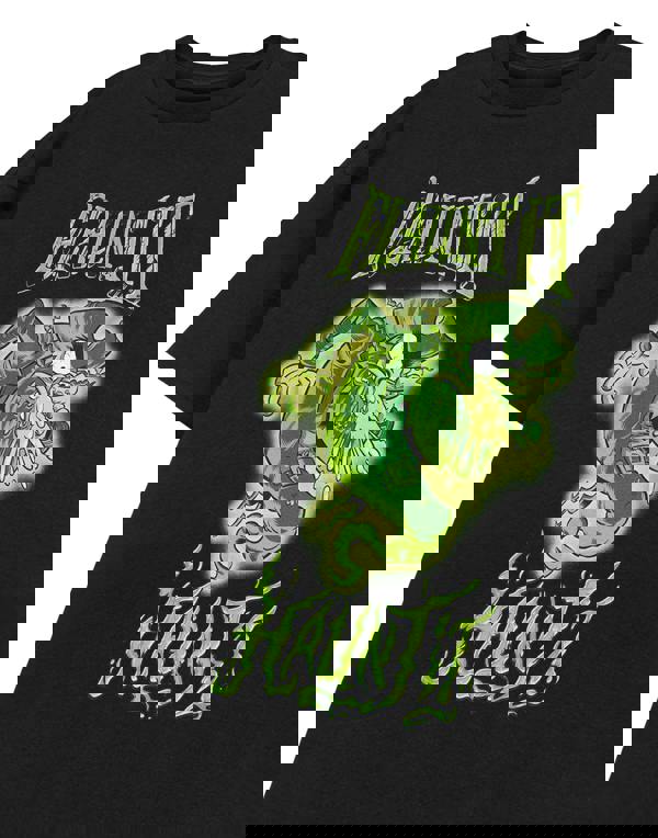 SpongeBob SquarePants Unisex Black Flaunt It Haunt It Short Sleeved T-Shirt