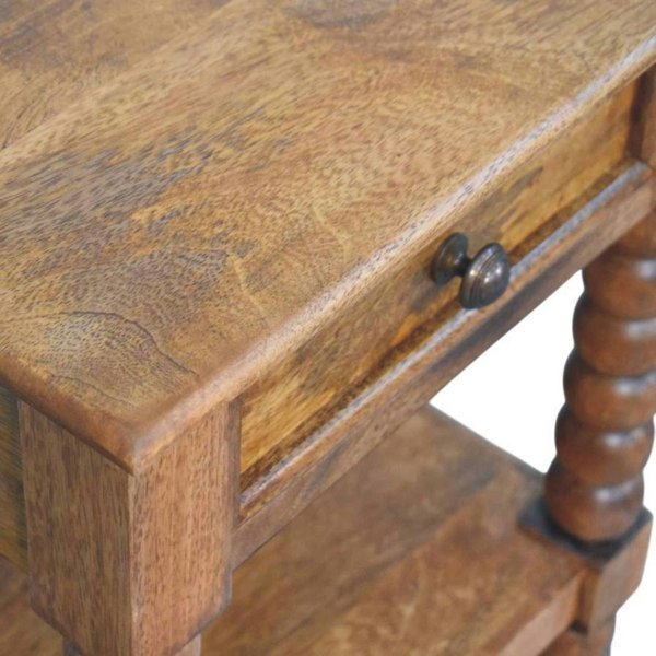 Artisan Furniture Solid Wood Spindle Bedside