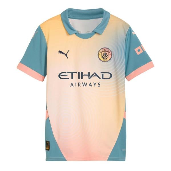 Puma Childrens/Kids Replica Manchester City FC Jersey - Rose - 