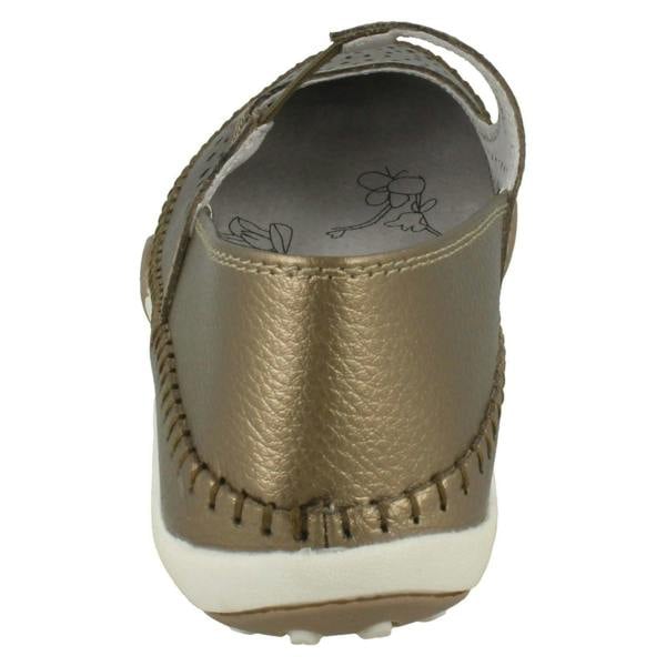 Down to Earth Ladies Down To Earth Elastic Upper Strap Shoes