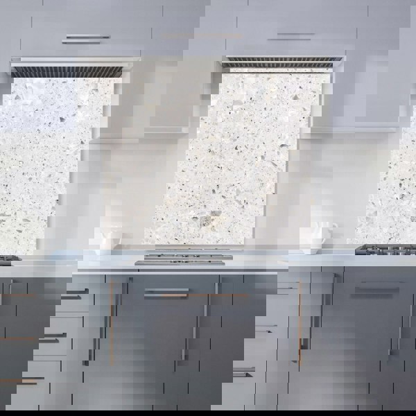 Warren Reed - Designer Off Grey Quartz Effect Kitchen Splashback