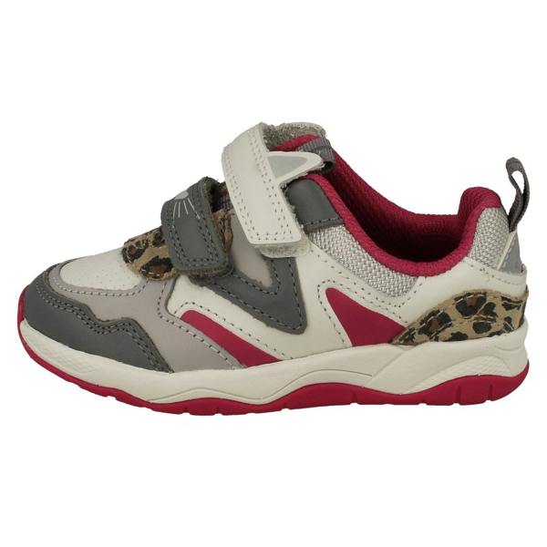 Clarks Childrens PLAYPRINTS Collection By Clarks Big Cat Print Detailed Trainers Clowder Run T