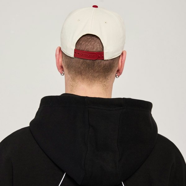 GVNMNT Clothing Co G Way Cap - Cream / Red