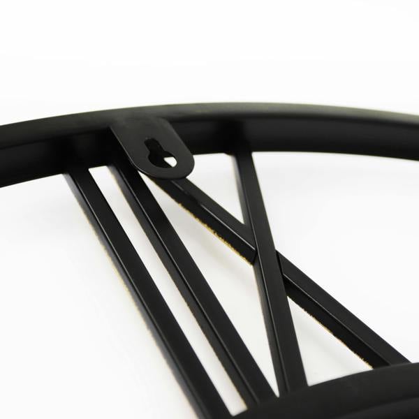 WALPLUS WC2063G Roman No. Iron Wall Clock Gold Hands - 76 cm / 30 in