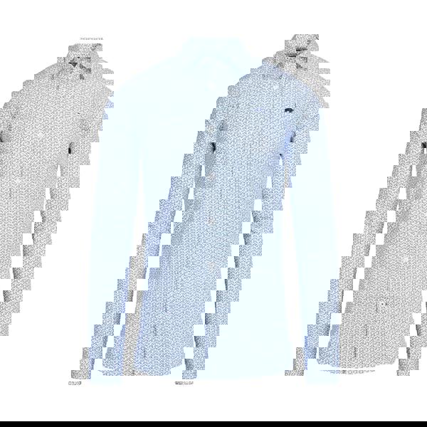 Raging Bull Mens Pentagon Long-Sleeved Shirt - Navy