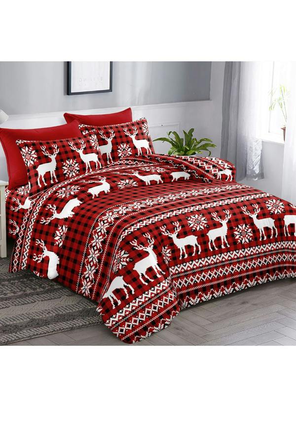 Ezysleep Nordic Stag Christmas Duvet Set