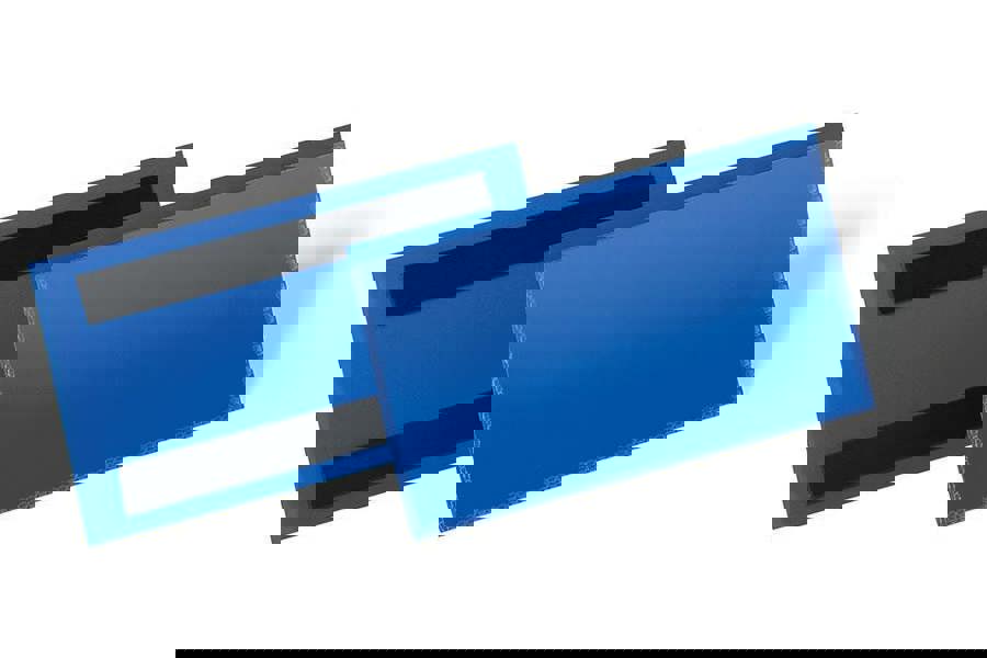 Durable Magnetic Ticket Holder Document Pockets | 50 Pack | 150 x 67mm | Blue