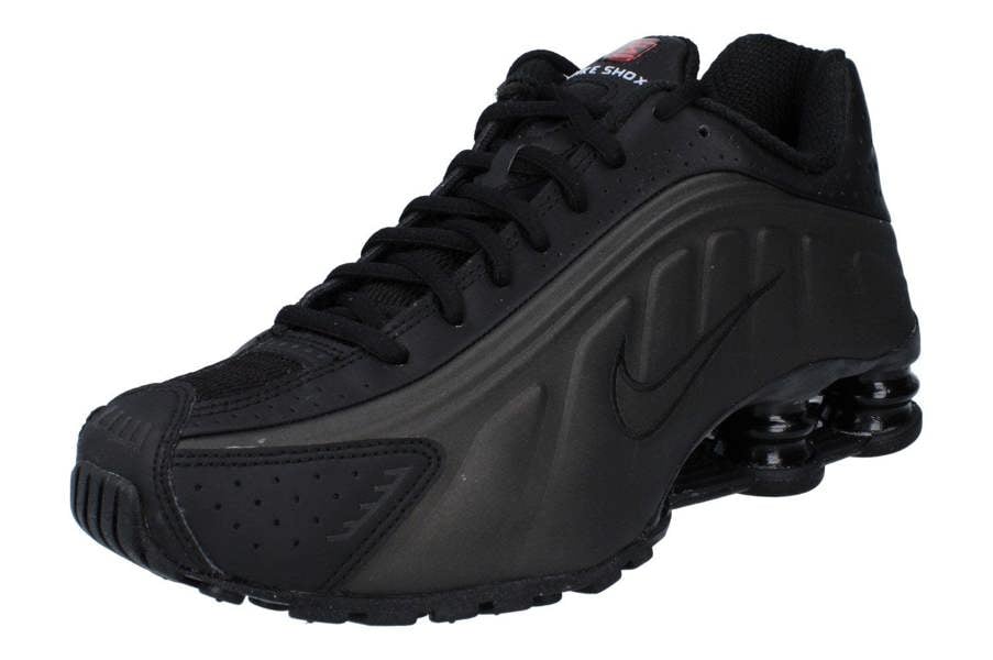 Nike Shox R4 Mens Trainers Hq1988 Shoes  001 - Black Black Black 001 - Photo 0