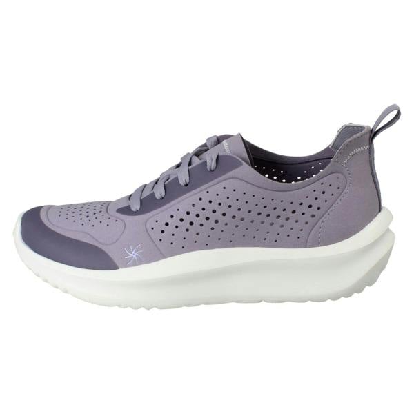 Clarks Ladies Clarks Cloudsteppers Platform Trainers - Solevana Tie