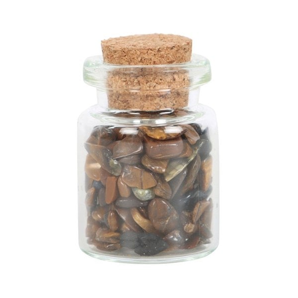 Serano Jar of Confidence Tiger's Eye Crystal in a Matchbox