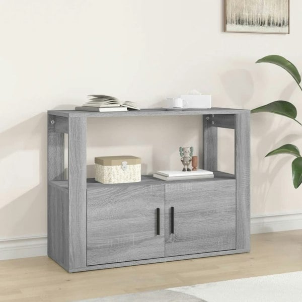 Berkfield Sideboard Grey Sonoma 80x30x60 cm Engineered Wood